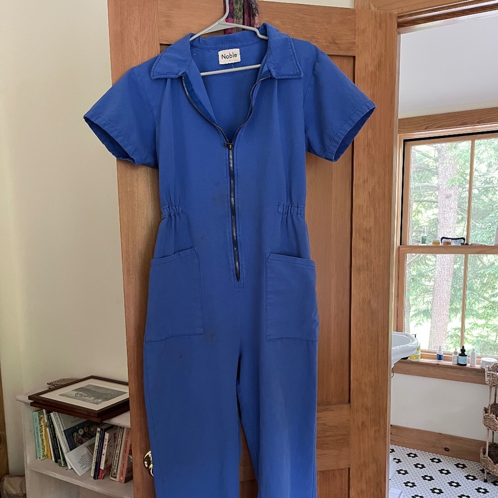 Noble Utility Jumpsuit French Blue